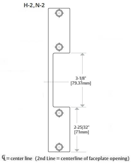 HES DB-2 Option Faceplate Kit Specs