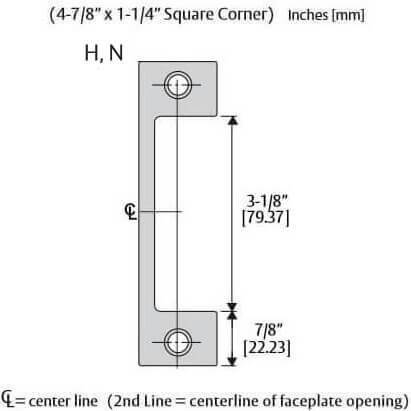 HES DB Option Faceplate Kit Specs