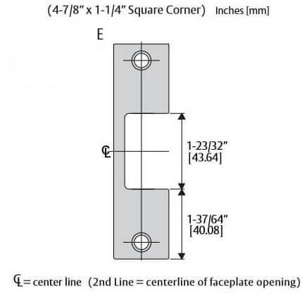 HES E Faceplate Specs