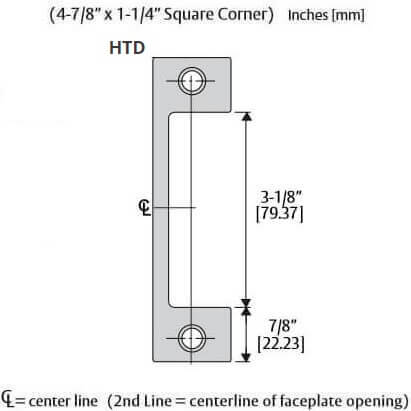 HES HTD Faceplate Specs