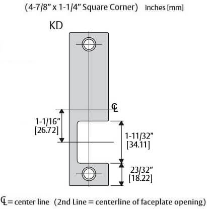 HES-KD Faceplate Specs