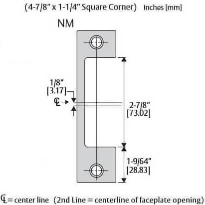 HES NM Faceplate Specs