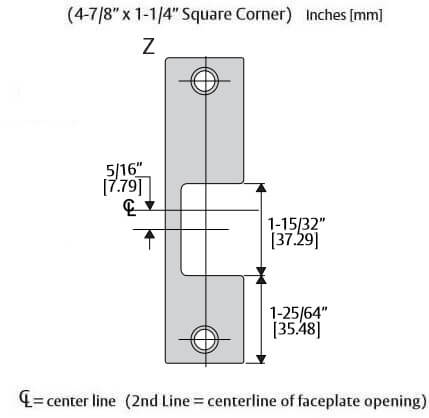 HES Z Faceplate Specs