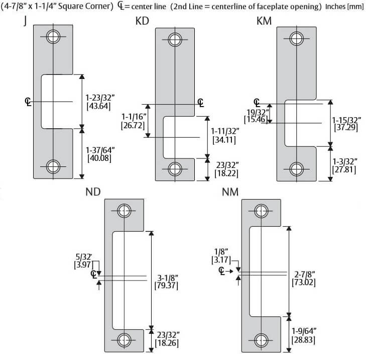 HES 1006CS Faceplate Specs