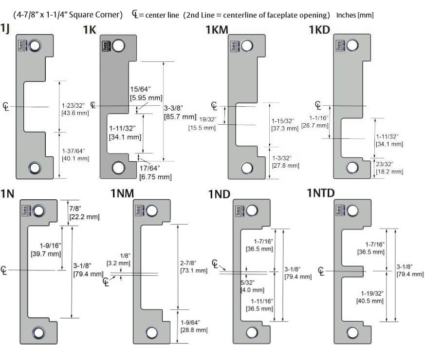 I1600CS Faceplates