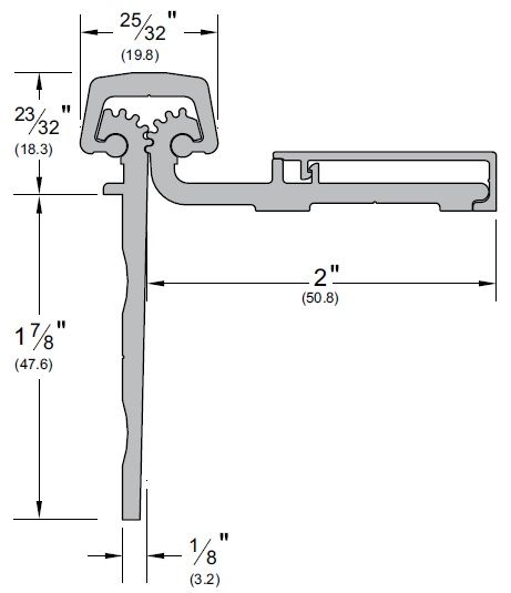 Product Specs for Half Surface Continuous Hinge by Pemko