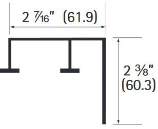 Hettich Grant 7005 Track Dimensions