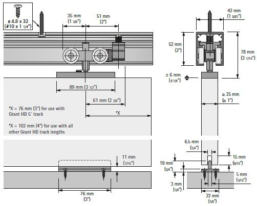 Hettich TopLine Grant HD Installation 