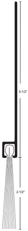 Product Specs of NGP G614 Door Sweep with Brush Seal