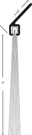 Product Specs of NGP I-624 Door Bottom Sweep with Nylon Brush