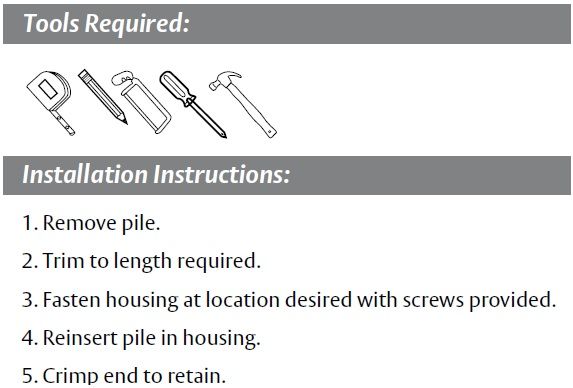 Installation Guide for Pemko Mortised Meeting Stile