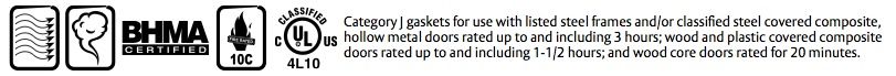 Door Gasket, Aluminum or Bronze with Choice of Seals