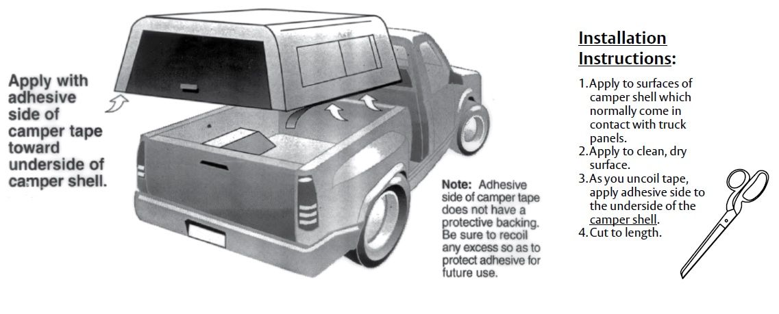 Installation Guide for P480 Mylar Backed Camper Tape by Pemko