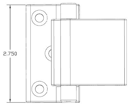 Product Specs for Privacy Door Latch by Pemko - PDL