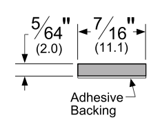 90 Minute Fire glazing tape