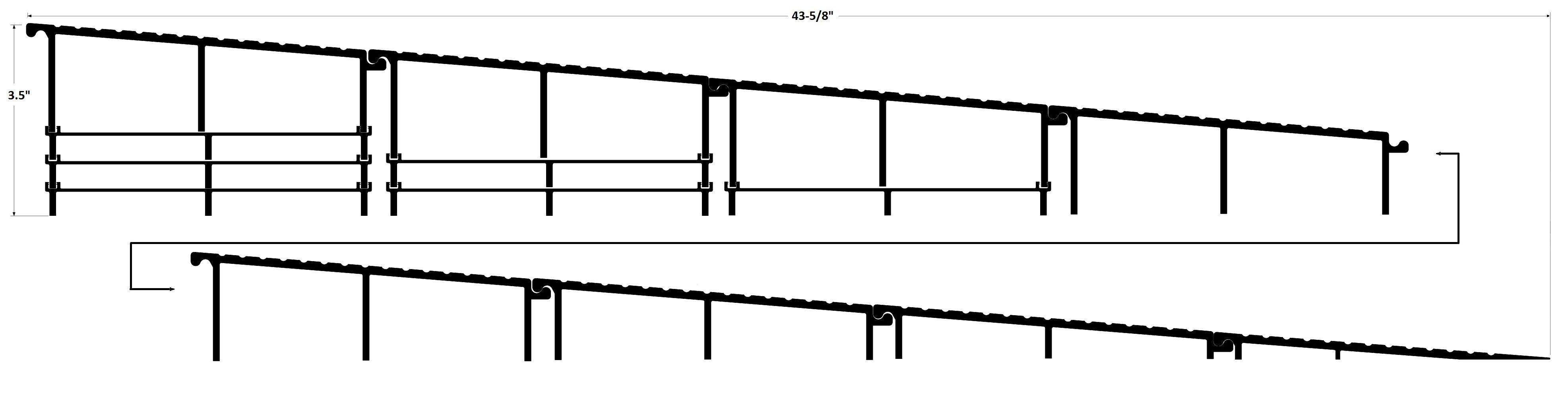 Product Specs for Modular Ramp with 3.5" Offset