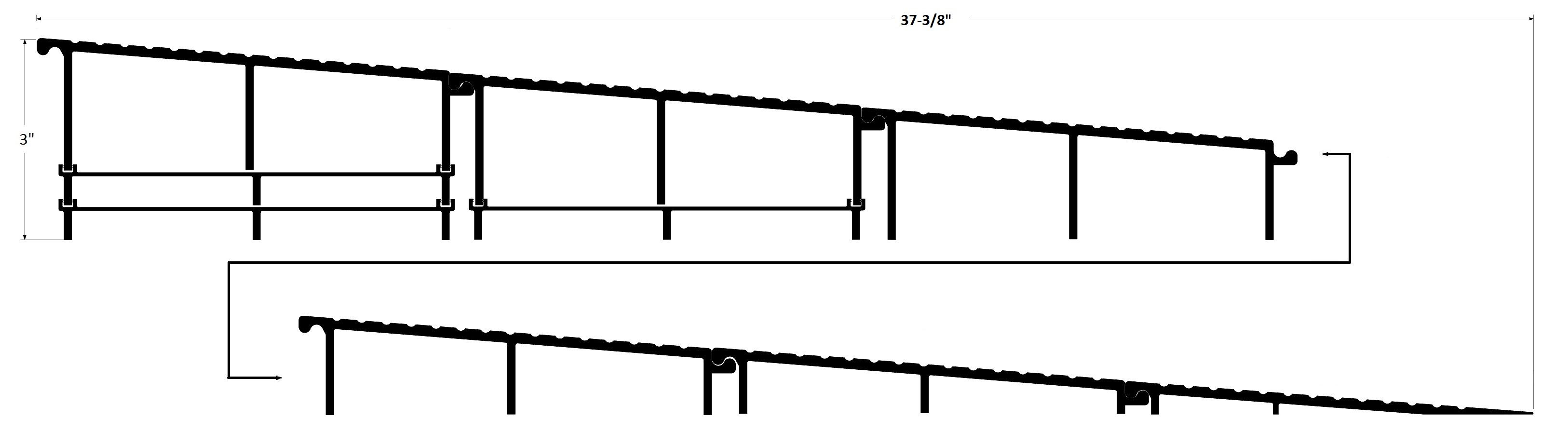Product Specs for Modular Ramp with 3" Offset