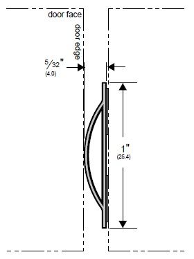 Product specs for pemko silicone adhesive meeting stile weatherstrip S1125