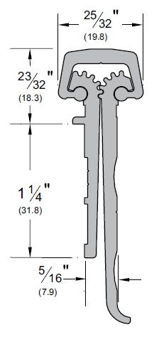 Product Specs for Full Mortised Continuous Hinge for Special Applications by Pemko