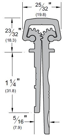 Product Specs for Full Mortised Continuous Hinge by Pemko