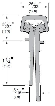 Product Specs for Full Mortised Continuous Hinge by Pemko