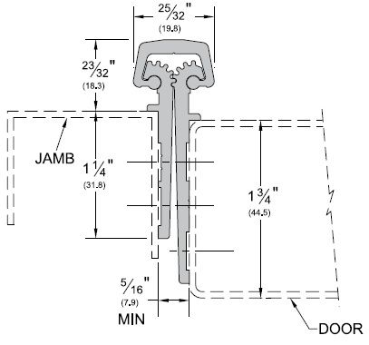 Product Specs for Full Mortised Continuous Hinge by Pemko