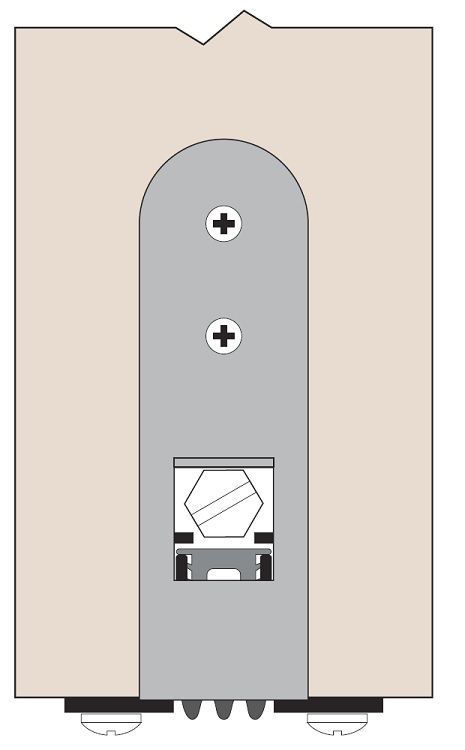 Product Specs of TH114 Automatic Door Bottom for 1-3/8" Door