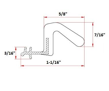 LSGCQ Kerf Weather Stripping Door Seal Strip 26 Ft Q Foam Door  Weatherstrip Seal for Doors