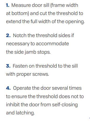 Installation Instructions for TM319