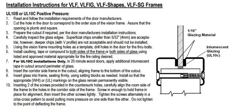 Installation Instruction for VLF vision lite kit