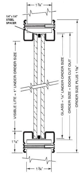 Product Specs for Vision Lite Frame VLFDG