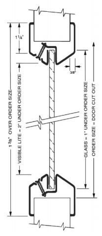 Product Specs for VLFEZ Beveled Vision Lite Frame