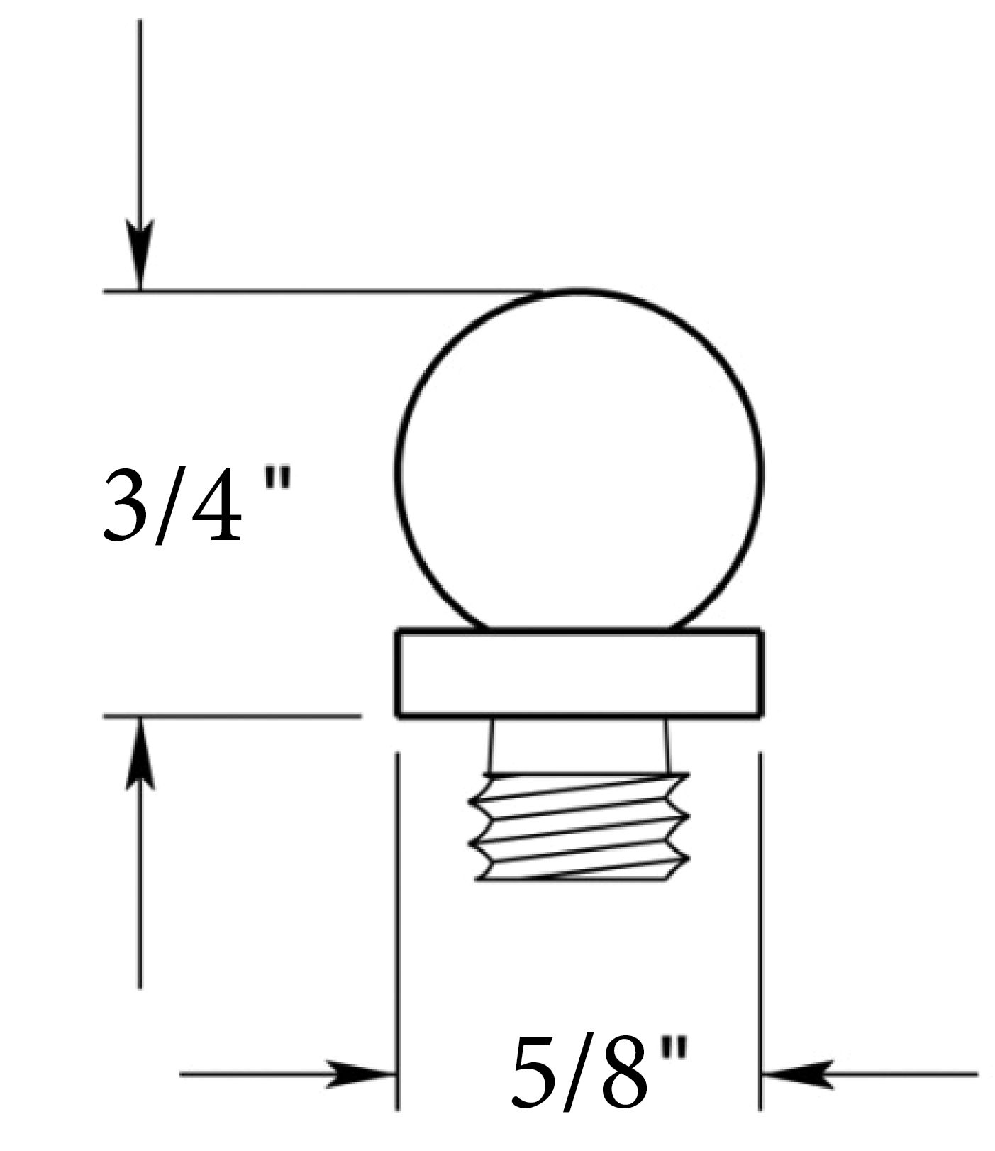 Deltana large ball tip