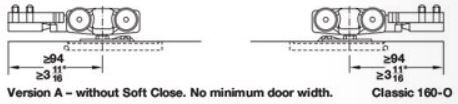 Hafele Slido Classic 160-O Product Specs