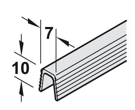 Hafele EKU Clipo 16 Lower Guide Channel Product Specs