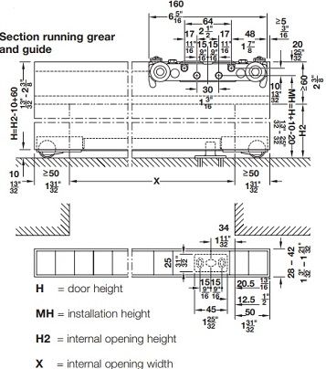 Hafele Slido Design 80-M Specs