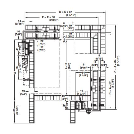 Hafele EKU Combino L 40 Set Product Data