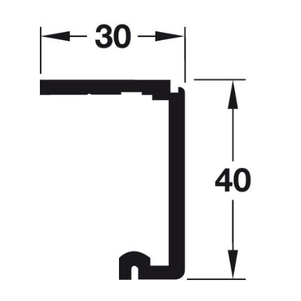 Hafele EKU Combino 60 Inslide Single Track Product Specs