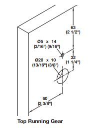 Hafele EKU Combino 25 H Forslide Product Data