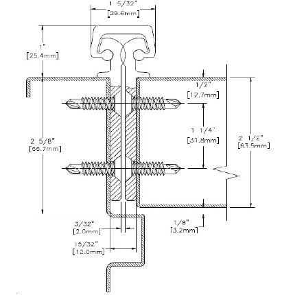 Roton 1200-600XHD Continuous Hinge Product Specs