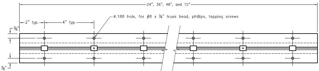 Roton 500-220 Continuous Hinge Product Specs