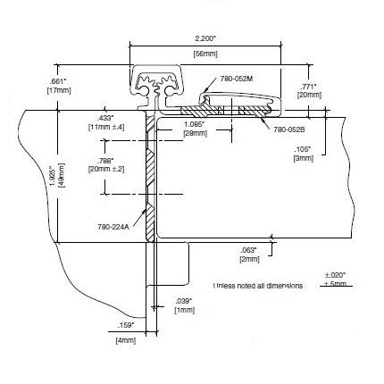 Roton 780-054 Continuous Hinge Product Specs
