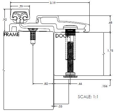 Roton 780-210 Dimensions