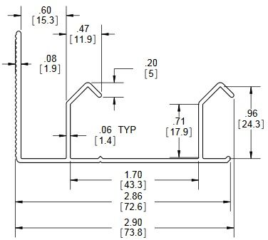 Hager 9820 Track Product Specs 
