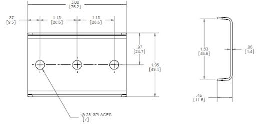 Hager 9639 Double Pocket Door Adapter Kit Product Specs