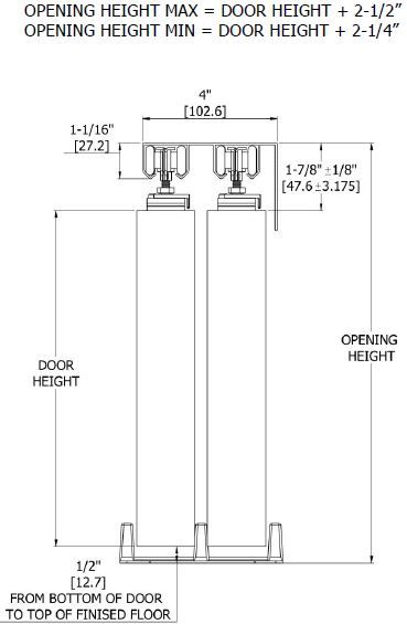 Hager 9673 Bypass Set Product Specs