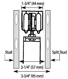 Hager 9850 Pocket Door Sets Header Dimensions