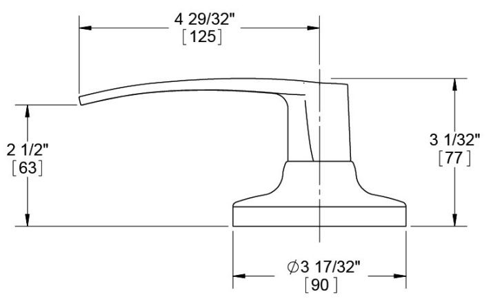 Product Specs of Hager August Lever for 3400 Grade 1 Cylindrical Lockset