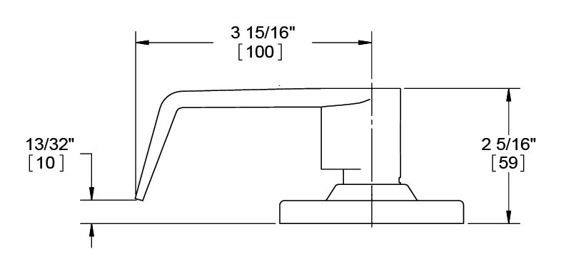 Product Specs of Hager Withnell Lever for 3400 Grade 1 Cylindrical Lockset