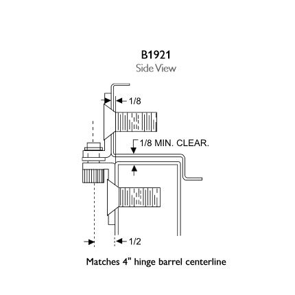 Markar B1921 Reinforcing Pivot Product Specs